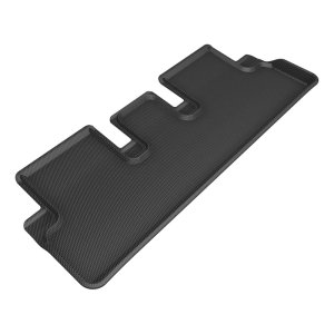 Tesla Model 3 Floor Mat - Rear - 3D MAXpider - Kagu - Black - `24-`27